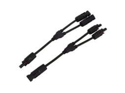Conector solar fotovoltaico Laxiscreed com conexão rápida e à prova d'água.