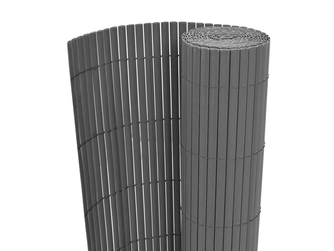 Vidaxl Cerca Para Jardim Cinzeto 150 X 300 Cm Pvc