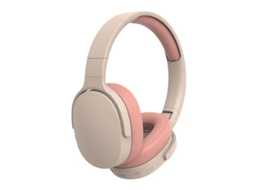 Bateria De Longa Duração, Som De Alta Qualidade, Fones De Ouvido Bluetooth Com Cancelamento De Ruído Rosa Laranja Ushion