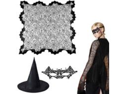 Capa De Bruxa Teia De Aranha Fantasia De Bruxa Para O Halloween Fantasia De Bruxa Vampira Id Vayotoy