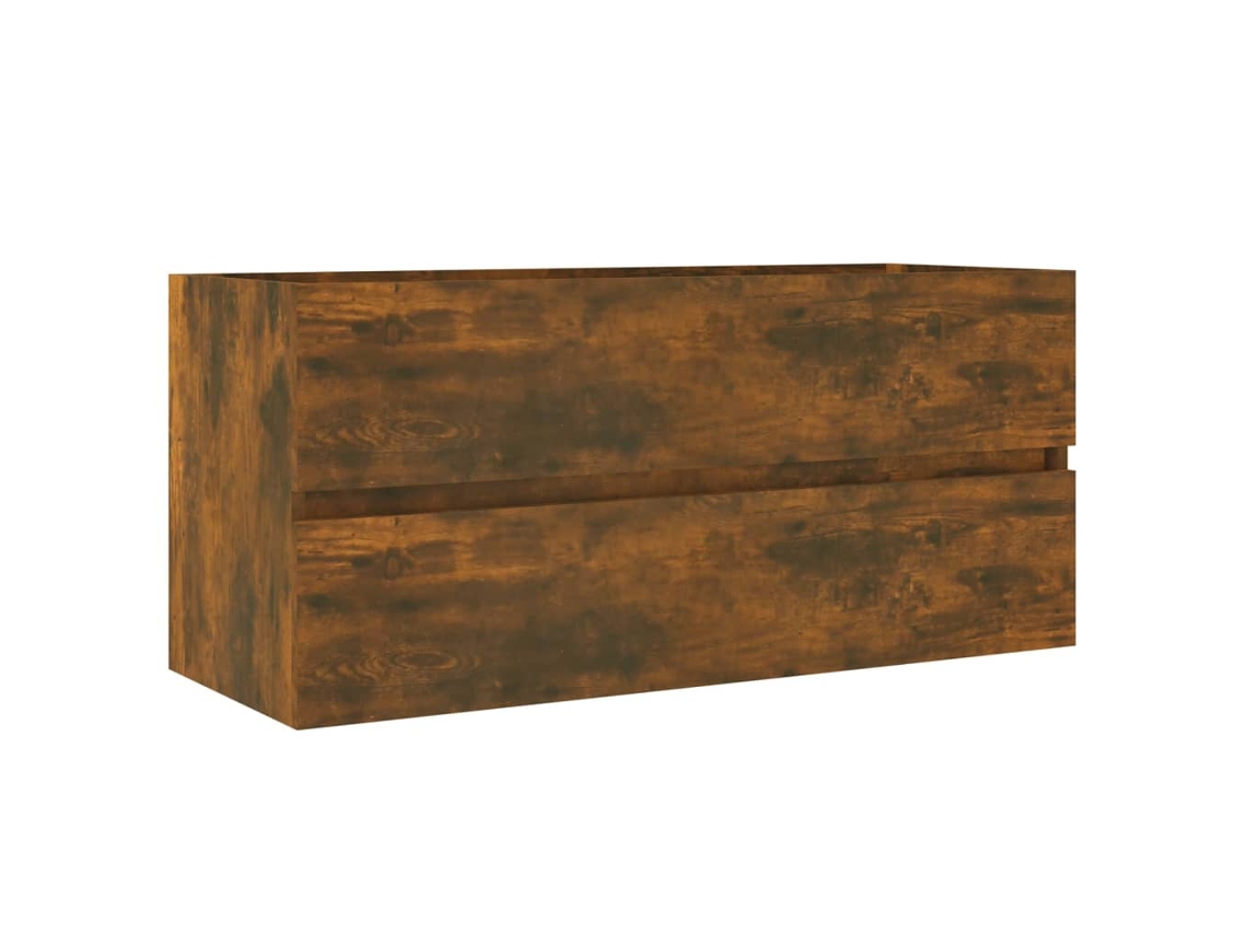 Sink Cabinet, Sink Cabinets Vidaxl Marrom Madeira Processada (100 X 38.5 X 45 Cm)