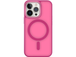 Capa JUST IN CASE  Magsafe iPhone 16  Pro  Max (Fucsia)