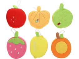 Conjunto Alipis Com 6 Escovas De Banho Esfoliantes Para Meninos E Meninas, Tamanho Médio, Esponja De Banho Macia E