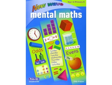 Livro NEW WAVE MENTAL MATHS YEAR 3 PRIMARY 4 de PRIM-ED (Inglês)