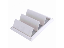 Grade de Ventilação de Parede 20x20cm com Tela Anti inseto Flaps Plástico Durável S/MARCA