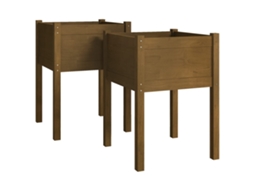 Planter, Planters Vidaxl Marrom Madeira De Pinho (n/a)