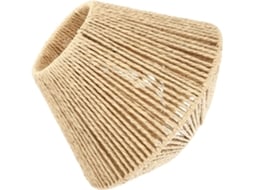 Abajur de Corda de Palha Trançada em Estilo Retrô, Bege Rústico, Ideal para Restaurantes Ou Residências. SFUSHOS