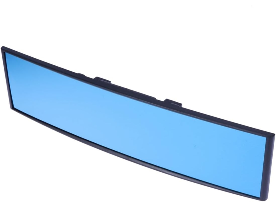 Espelho Retrovisor Panorâmico Para Interior De Carro, Azul, 300x75 Mm