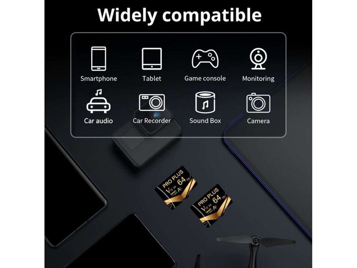 Cartão Micro Sd De Alta Velocidade Com Adaptador Vayotoyvayotoy