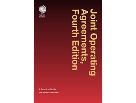 Livro Joint Operating Agreements de Peter Roberts e Reg Fowler (Inglês - Capa Dura)