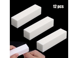 12 Peças Lixa De Sponge Para Unhas Buffer Block De Arte De Manicure Pedicure Ferramenta Para Unhas Naturais E Artificiais