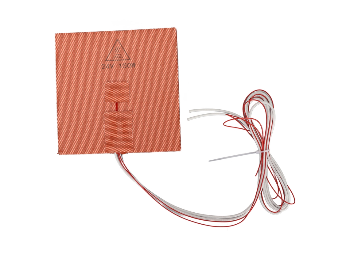 Almohadilla Calefactora De Silicona Resistente A Altas Temperaturas Para Cama 3d 150x150mm 24v 150w
