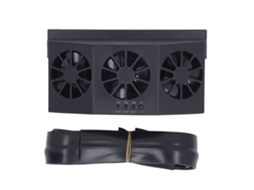 Ventilador solar para carro, circulação de ar, elimina odores e dissipa calor LAXISCREED