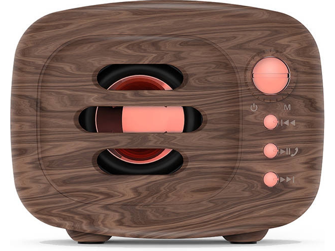 Coluna Bluetooth ANSELF B11 Castanho
