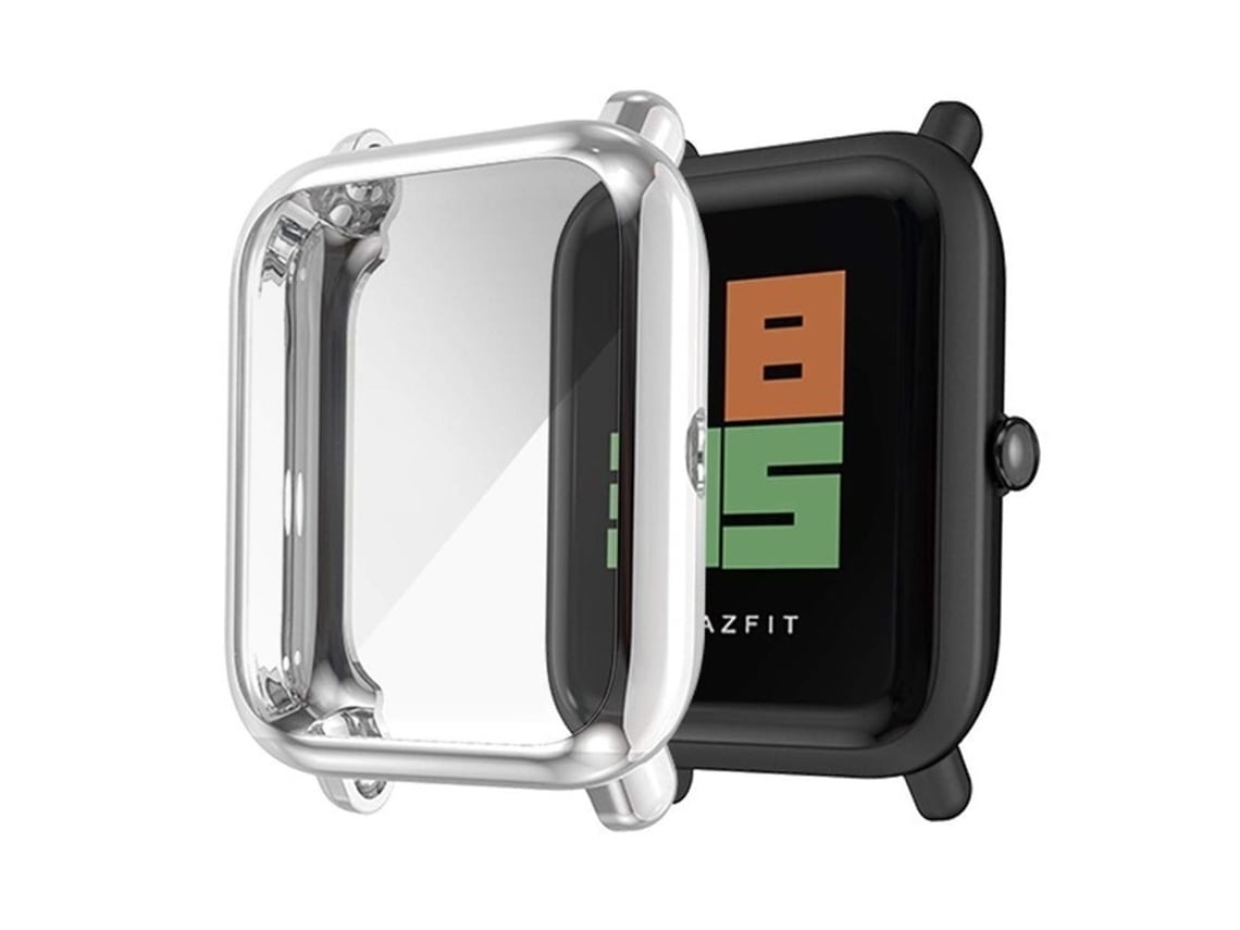 Capa Protetora Lurelia Para Amazfit Bip Prata