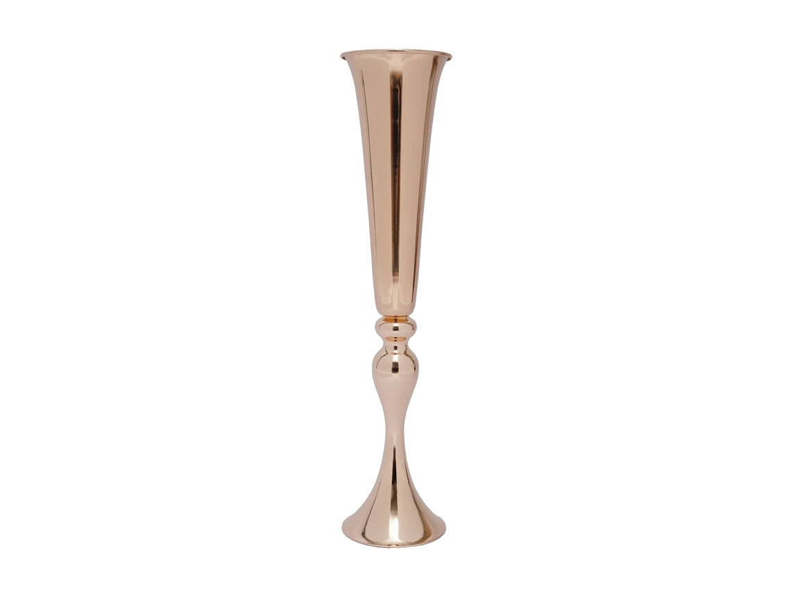 Vaso, Design Elegante, Material Durável, Ouro Rosa