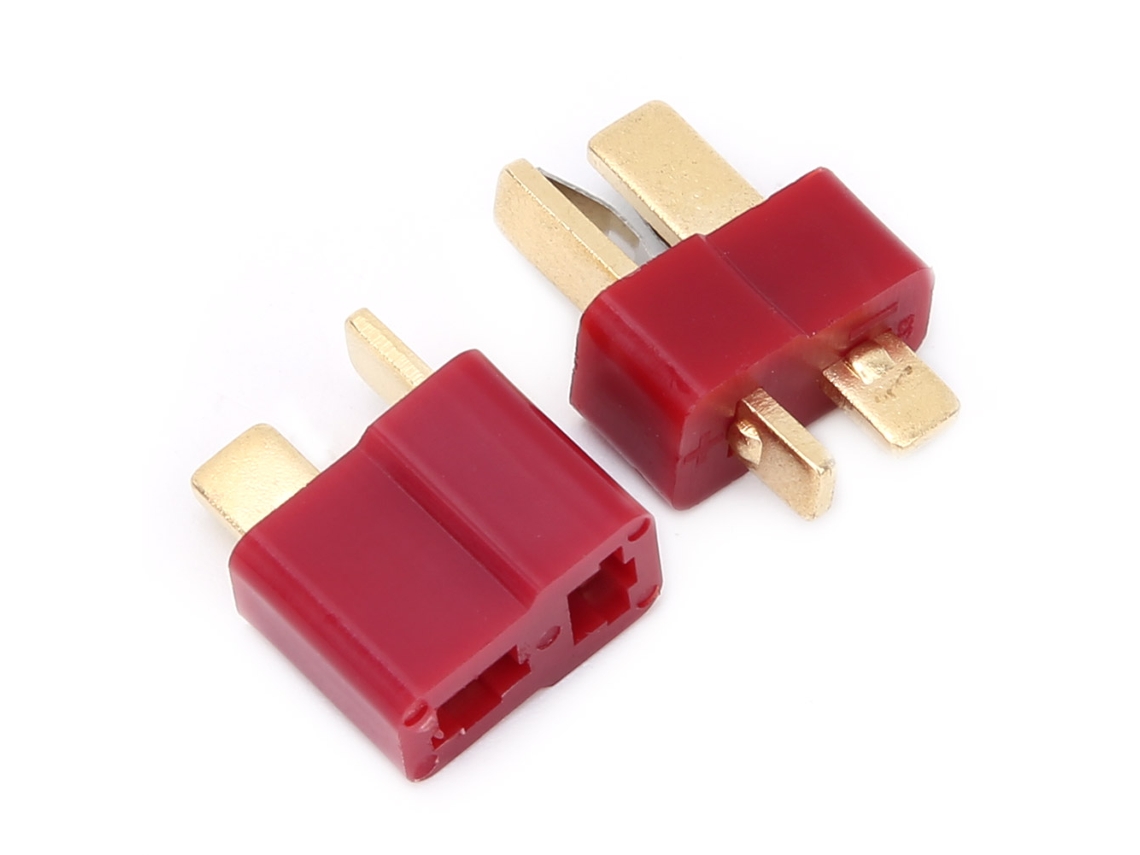 Conector Plug T Deans Bateria Lítio Dourado