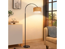 Luminárias de Teto Vintage Ajustável E14, Barra de Metal Preta com 4 Spots para Sala de Estar, Cozinha e Quarto NETTLIFE (lâmpadas Não Inclusas)