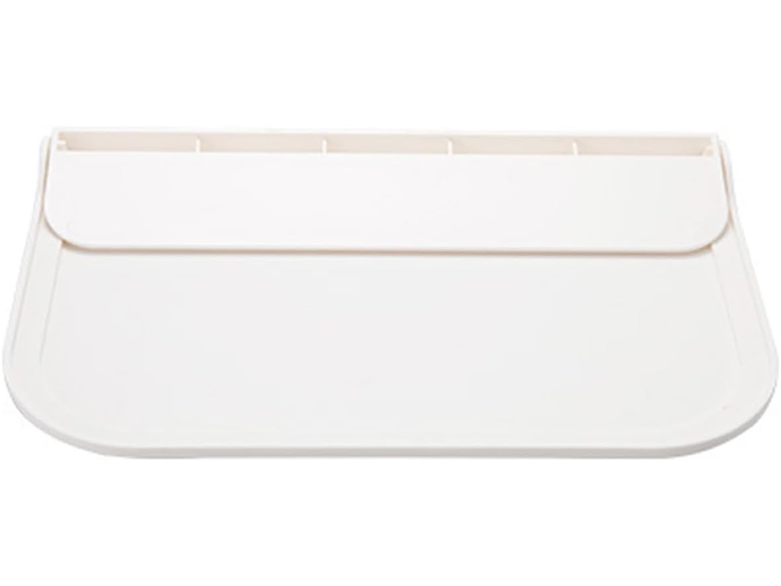 Prateleira Flutuante Dobrável Lurrose Para Montagem Na Parede Do Banheiro, Material Pp Branco Com Design Moderno E