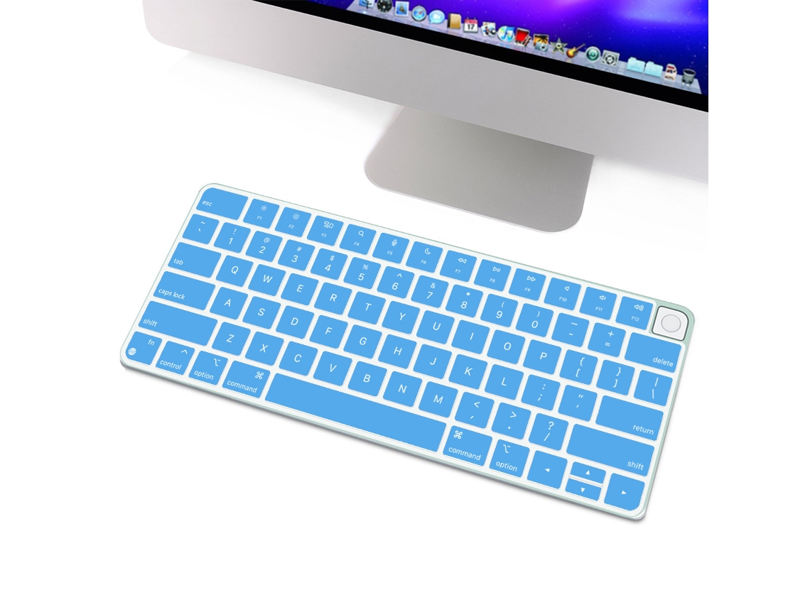 Capa Silicone HEXINYIGJLY para Teclado Imac Magic, Proteção Silenciosa Lavável (A3118, a2449, a2450) | HEXINYIGJLY