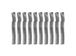 10 Peças De Bobina Espiral Para Encuadernação 31mm 30 Furos Kit