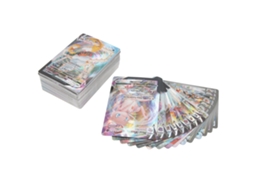 2026 set de 100 Cartas Colecionáveis Brilhantes com Impressão Clara e Colorida para Fãs de Anime