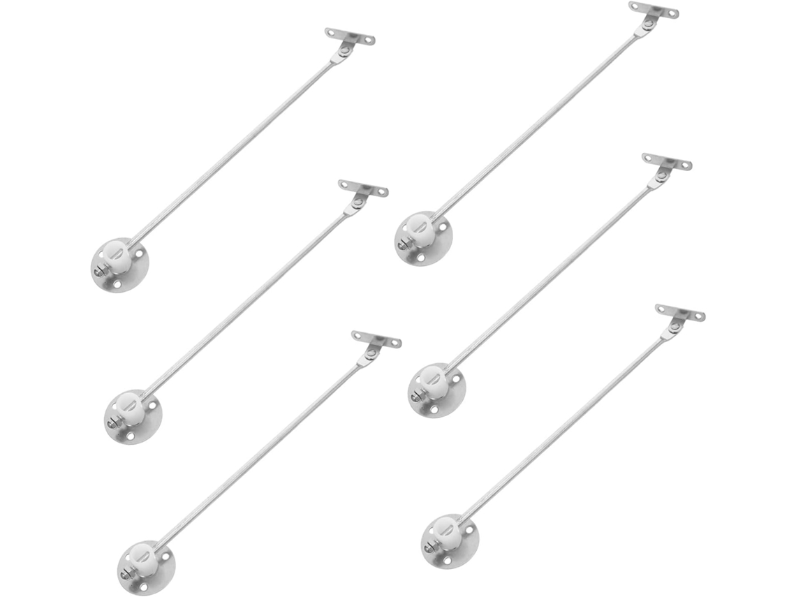 Conjunto De 6 Dobradiças Reforçadas Para Tampas Armários, Com
