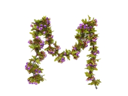 Guirlanda De Rosas Artificiais Laxiscreed Roxa Para Decoração Elegante E Duradoura