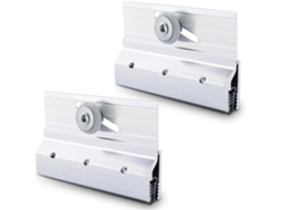 Conjunto De Roletes Para Suporte Superior Porta Box Sem Moldura, Roda Redonda De Plástico 3 4, Rolamentos De Esferas