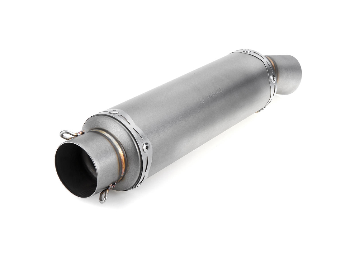 Entrada 36-51mm Tubo De Escape De Motociclo Ponteira De Escape Silenciador Aço Inoxidável Titânio Universal Modificado