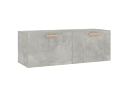 Wall Cabinet, Wall Cabinets Vidaxl Cinzeto Madeira Processada (n/a)
