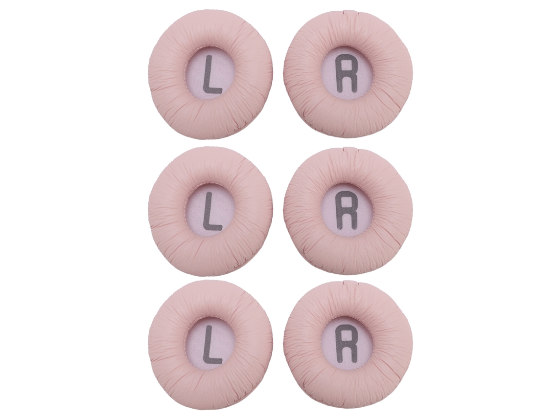 ALMOFADAS Mali para fones Tune 600BTN, 660NC, 510BT, T450BT, T500BT, rosa claro (6 peças)