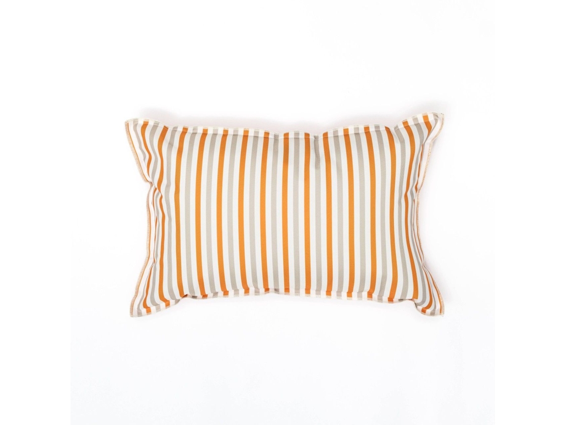 Marinette Saint-tropez Cuscino Da Exterior Rigato Rettangolare Mistral 40x60 Cm Corallo