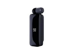 Fones de Ouvido Bluetooth de Lapela com Microfone para Iphone Android JIAPEI (preto)