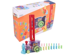 Ats juego de Domino Tren Toy Set Diy Colocación Automática Coche Educatsivo Niños 80pcs