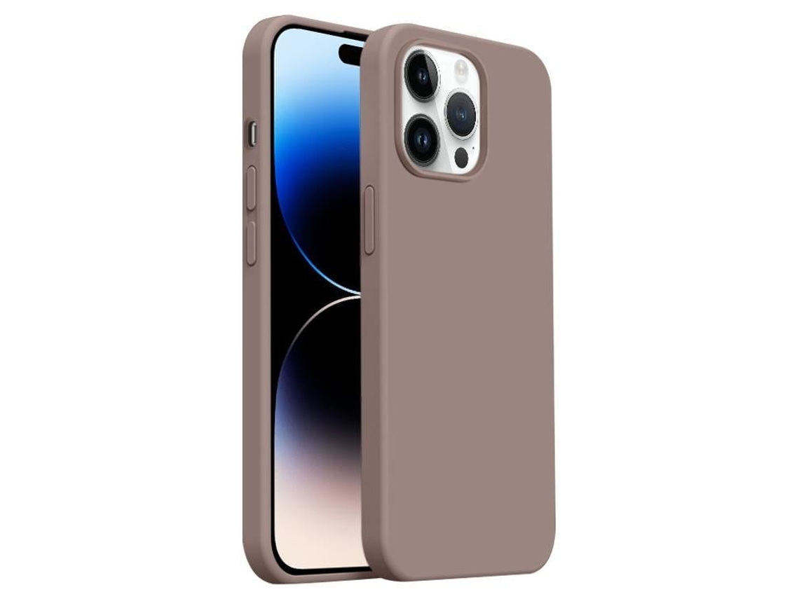 Capa De Silicone Líquido Ultra Fina Para Iphone 14 Pro - Cobertura Total - Magsafe