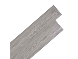 Pranchas de Piso 18 Pcs Cinza Escuro 2,51 M² Pvc VIDAXL