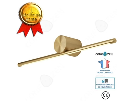 Confo® Modern Minimalist Copper Led Espelho Lâmpada Banheiro Banheiro Espelho Especial Luz de Parede Confozen