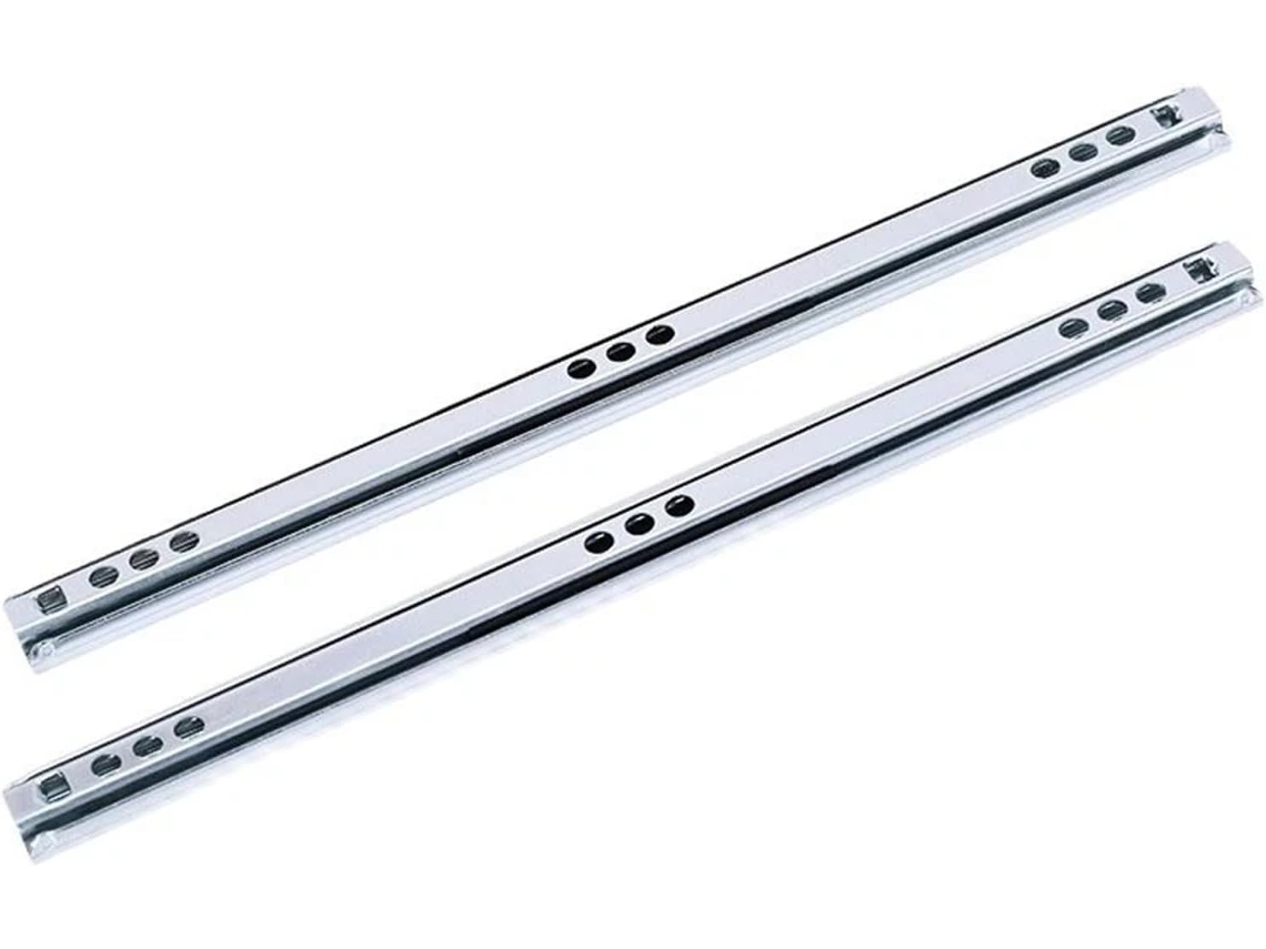 Corrediças de Gaveta Reforçadas com 16 P 8 450 Mm, Suave