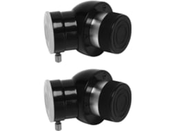 Adaptador Diagonal 2x de 1,25 Polegadas e 45 Graus para Ocular de Telescópio Astronômico SFUSHOS