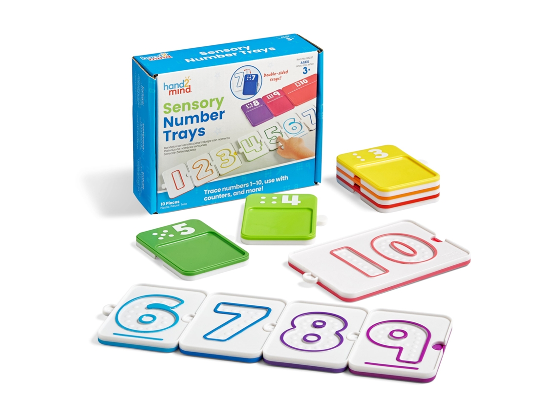 Bandejas Sensoriais Com Números Da Learning Resources Para Brincadeiras Educativas E Divertidas