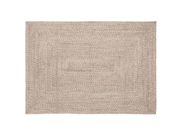 Conjunto 1 Tapete Moderno Vidaxl Castanho Juta (140 X 200 Cm)