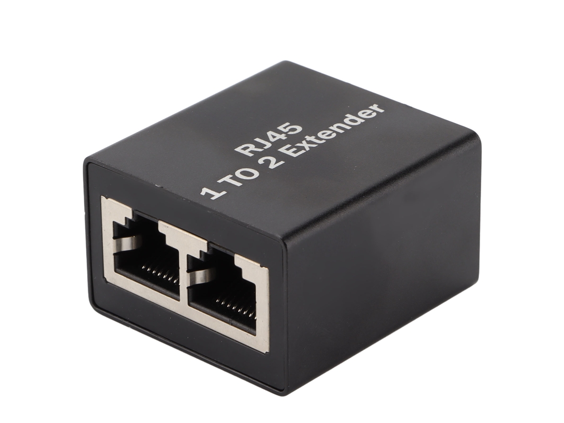 Adaptador Divisor Ethernet Rj45, Conector de 1 a 2 Tomas de Red.