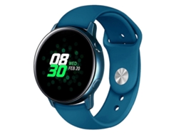 Pulseira De Silicone Monocromática Para Samsung Galaxy Watch Active 20mm (branco Cremoso)