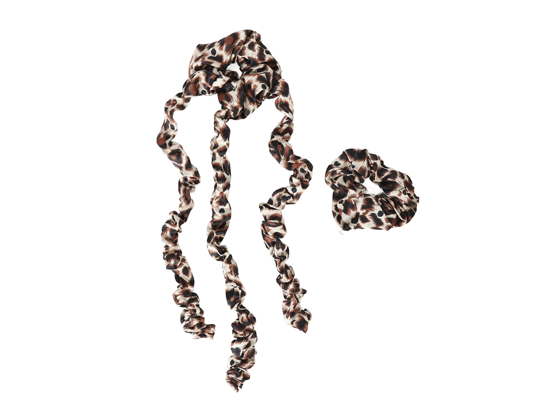 Bobes de cabelo sem calor 2026 com faixa de cabelo tipo scrunchie, bobes para dormir, ferramenta de estilização com estampa de leopardo