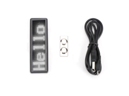 Tarjeta de Identidade HKJ LED programável multilingue recarregável