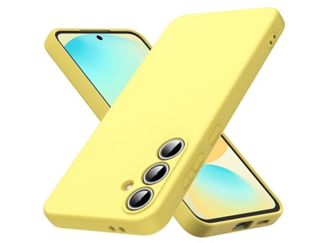 Capa Gel Fina Para Samsung Htdmobiles Amarelo