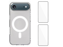 Capa Para Celular Wanlonfeng Para Iphone Air Magsafe pacote Com 2 Vidro Temperado