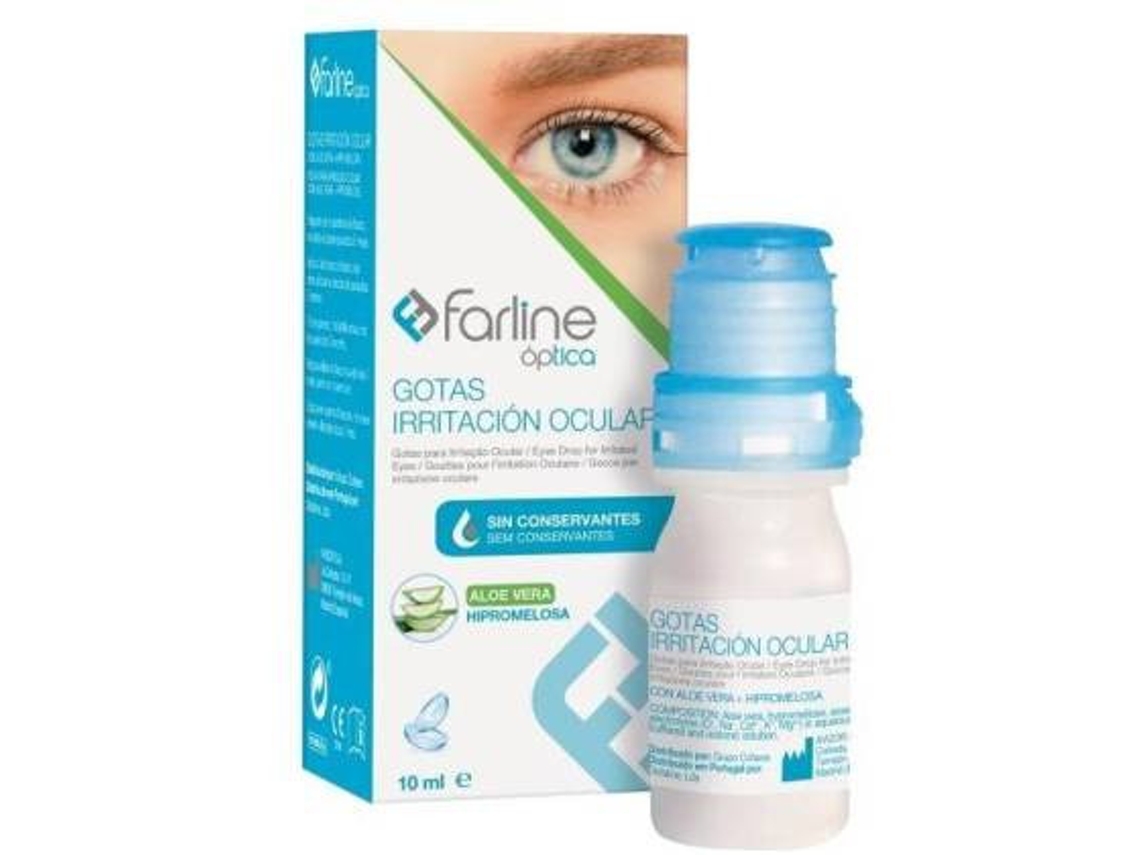 Gotas De Irritação Aloe Vera 10ml Farline