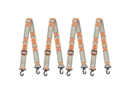 Cinto De Transporte Para Botas De Ski E Snowboard Ajustável De Nylon Azul Amarelo 90cm 4pcs